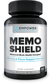 Bottle of MemoShield supplement